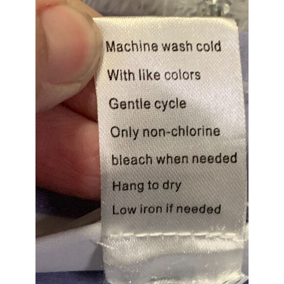 Back in the Saddle Shirt XL Blue Embroidered Flower Pearl Snap Western Cowgirl - Picture 12 of 16